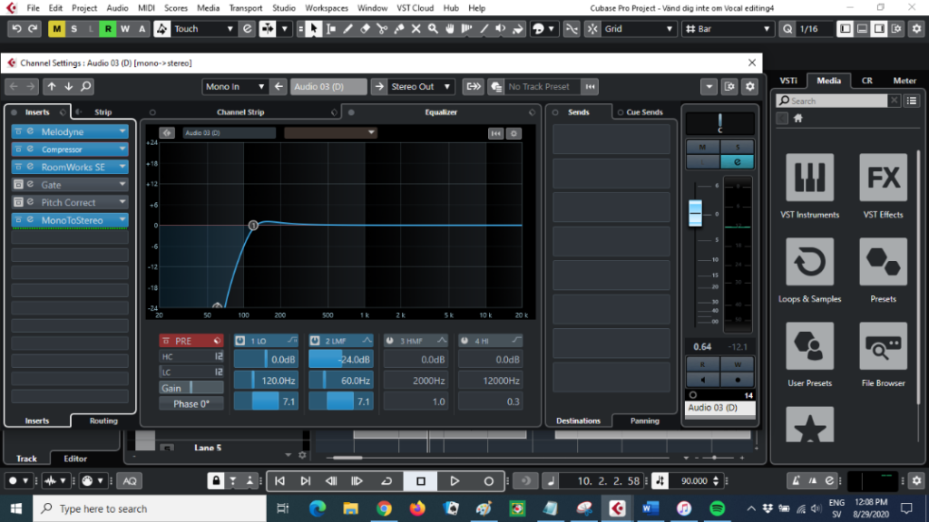 How to mix your vocals professionally - Cubase